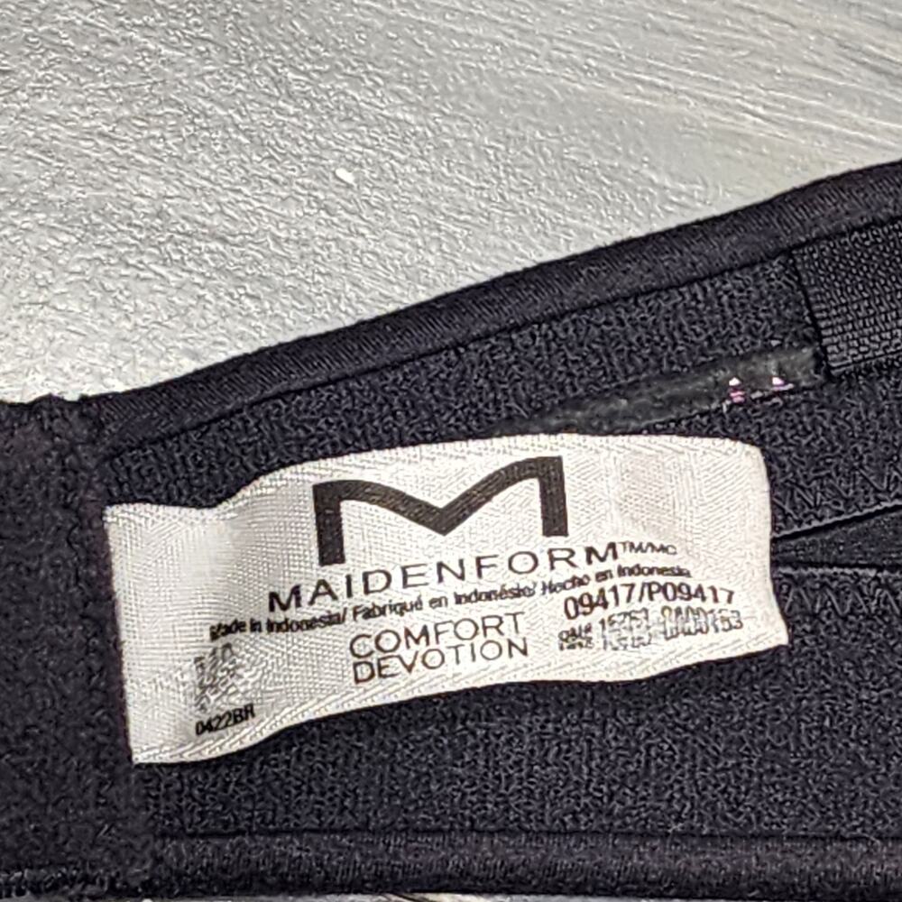 Maidenform‎ Strapless Bra 36C Shaping with Lift Underwire Bra 9417 Black - Picture 5 of 12